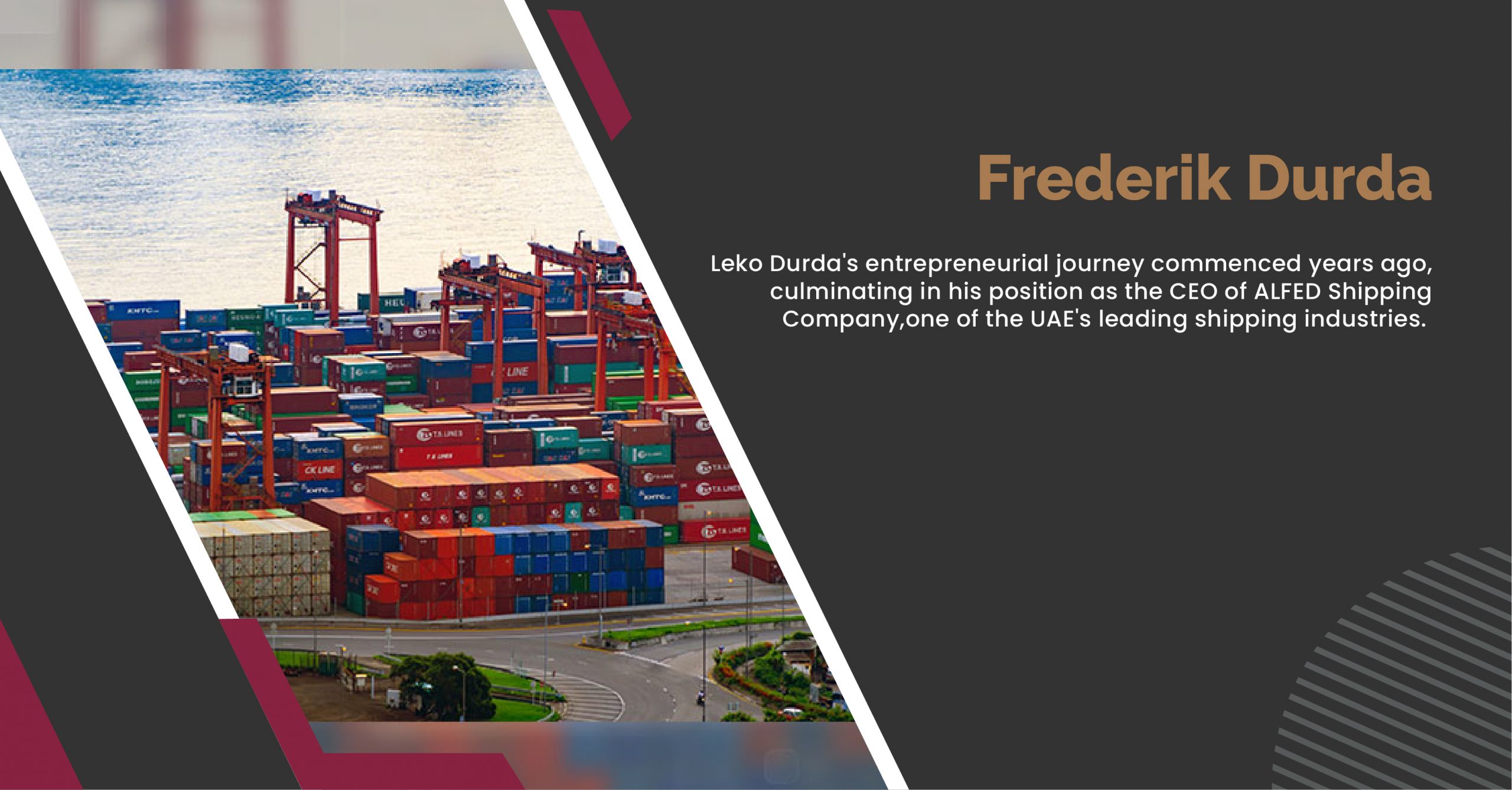 Frederik Durda | CEO of ALFED SHIPPING